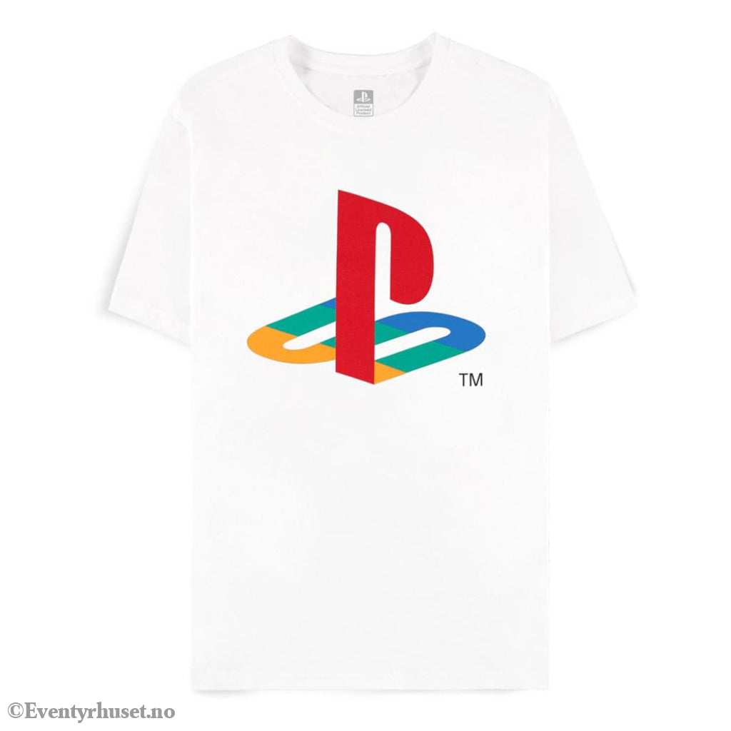 PlayStation T-Shirt Logo White Size XL Fashion & Accessories
