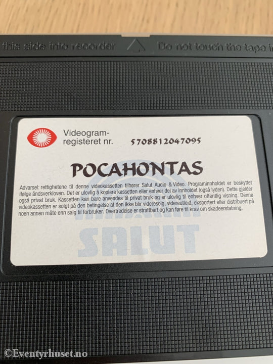 Pocahontas. 1998. Vhs. Vhs
