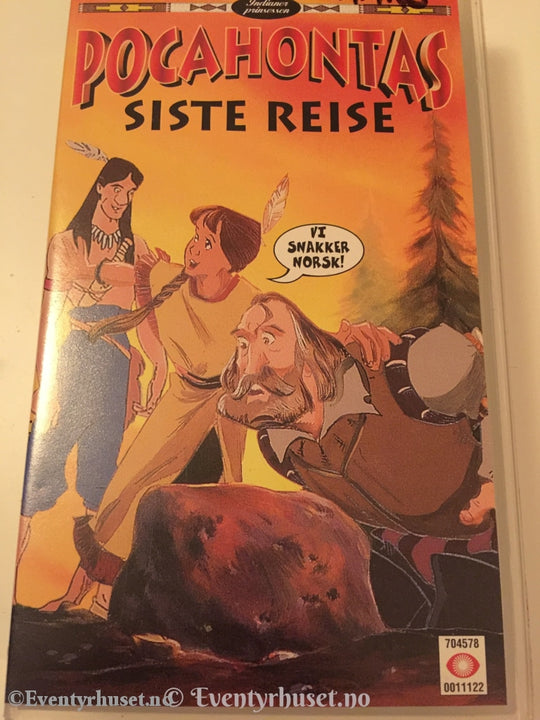 Pocahontas Siste Reise. 1995. Vhs. Vhs