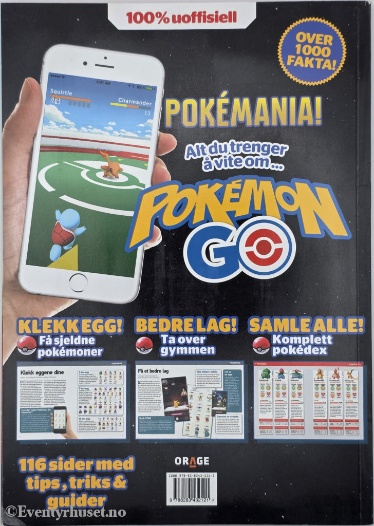 Pokémania! Pokémon GO . Aktivitetshefte.