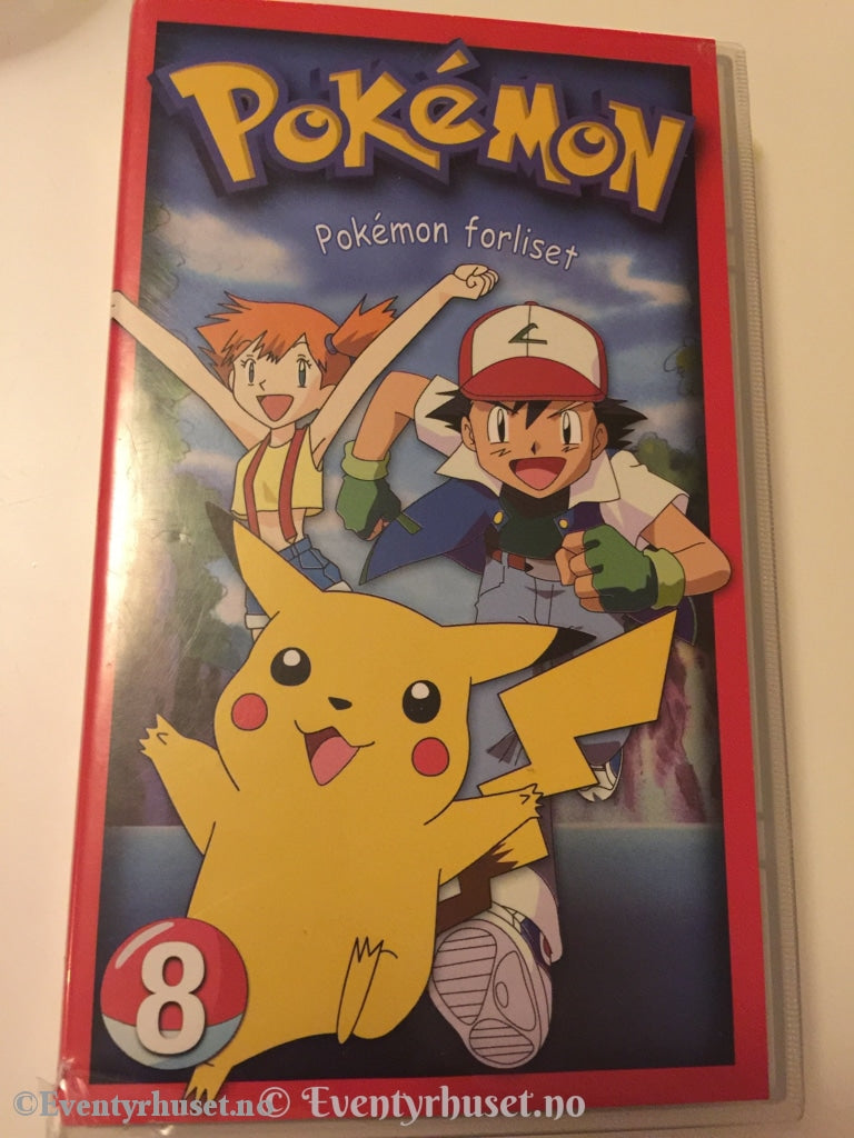 Pokémon 08. Forliset. 1998. Vhs. Vhs