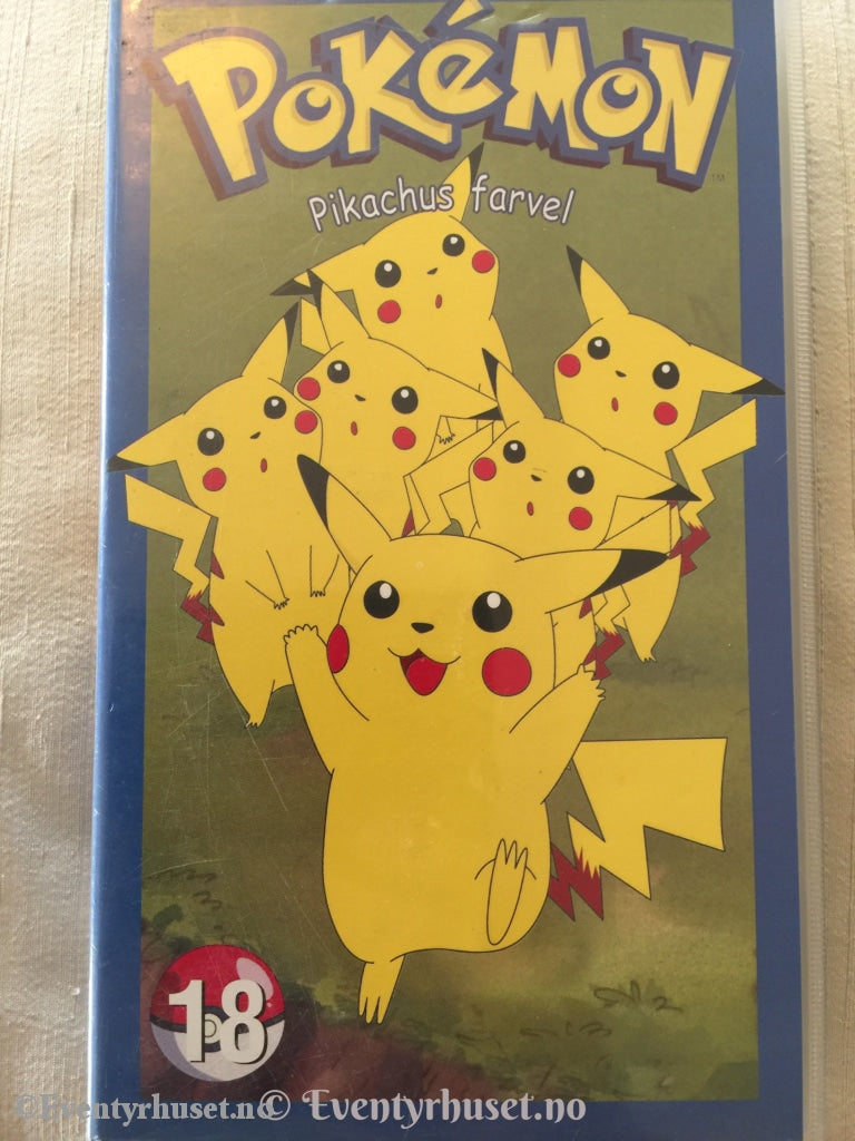 Pokémon 18. Pikachus Farvel. Vhs. Vhs