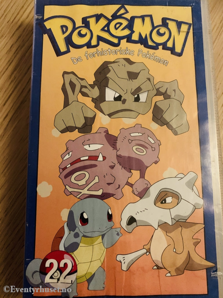 Pokémon 22. De Forhistoriske Pokémon. Vhs. Vhs