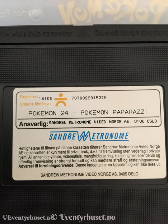 Pokémon 24. Paparazzi. Vhs. Vhs