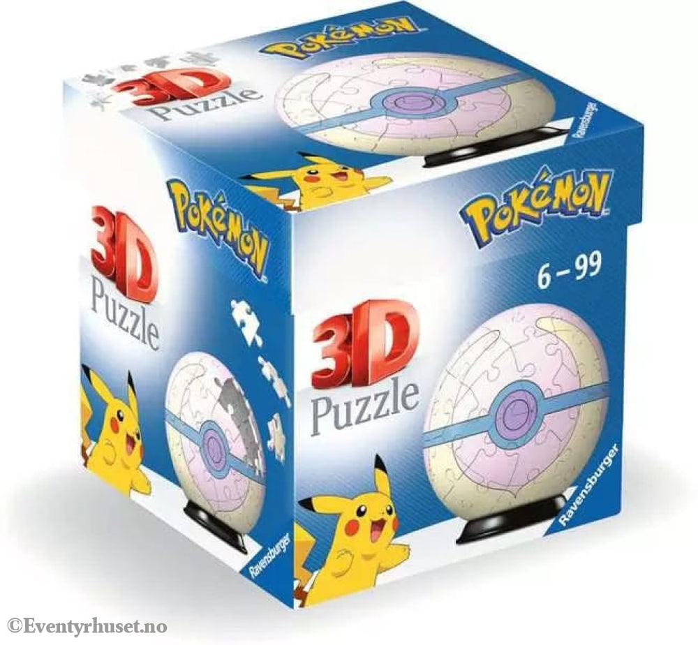 Pokémon 3D Puzzle Pokéballs: Heal Ball (55 pieces) Games