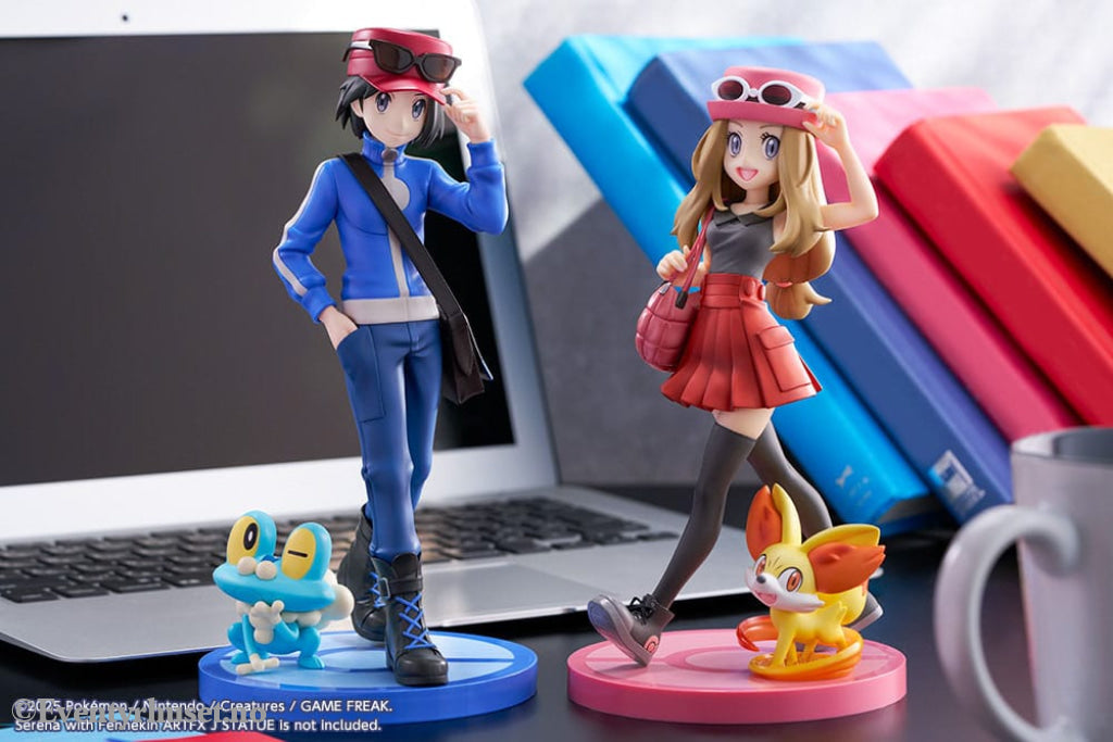Pokémon ARTFXJ Statue 1/8 Calem & Froakie 20 cm Manga & Anime