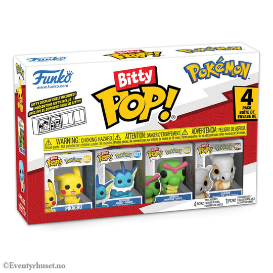 Pokémon Bitty POP! Vinyl Figure 4-Pack Series 1 2 cm Collectibles