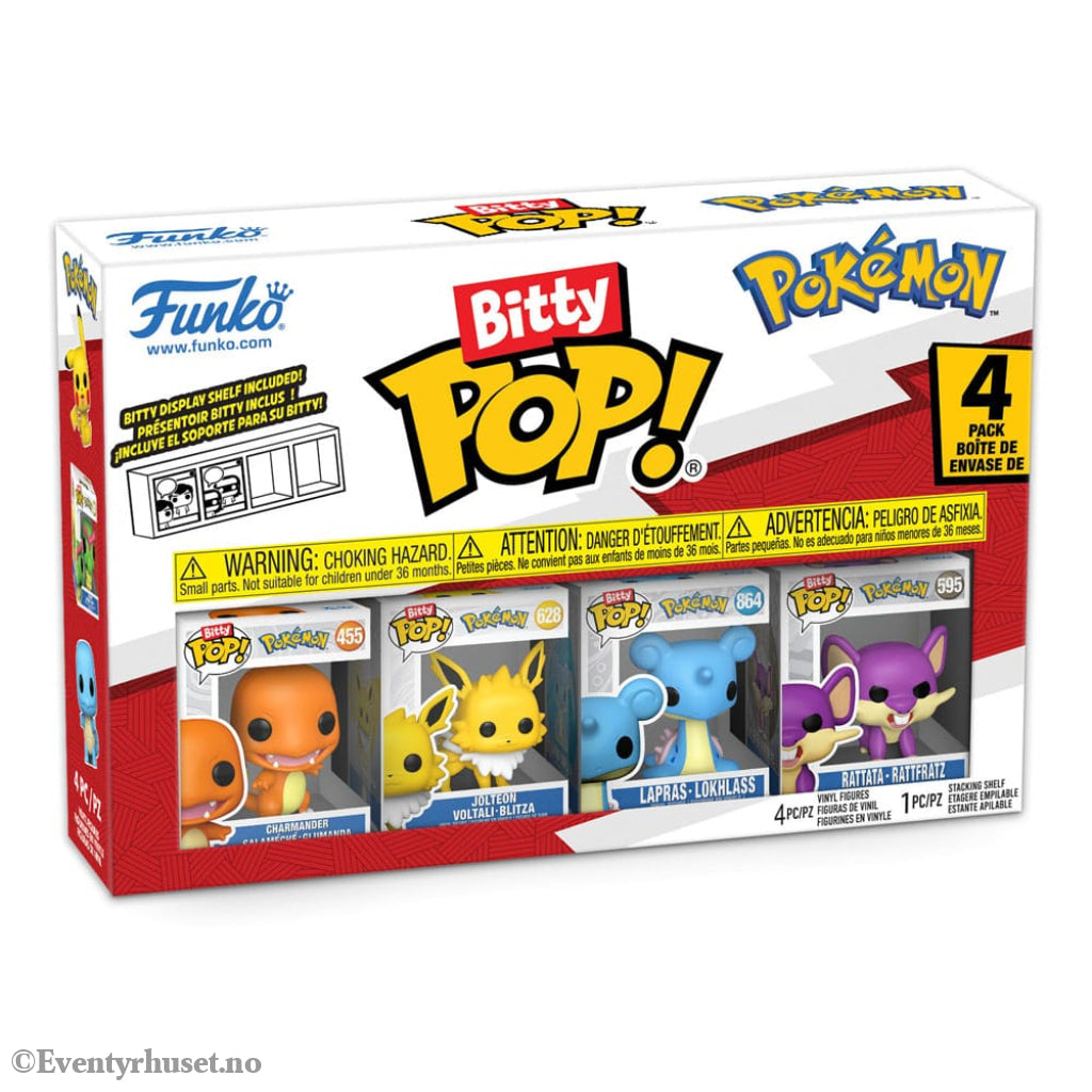 Pokémon Bitty POP! Vinyl Figure 4-Pack Series 2 2 cm Collectibles