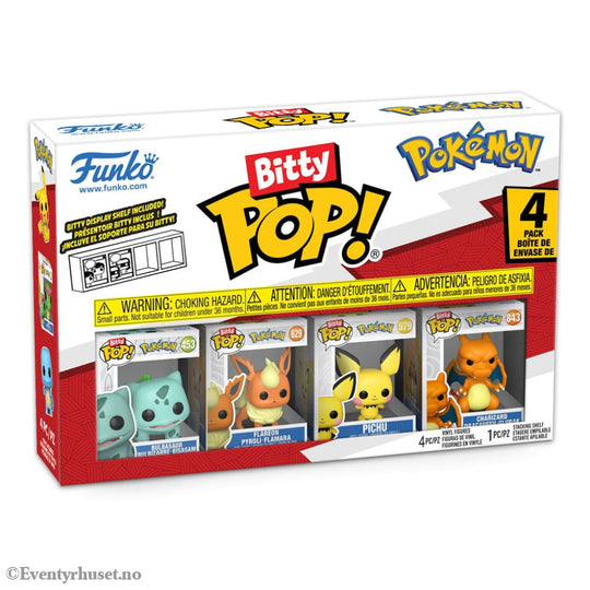 Pokémon Bitty POP! Vinyl Figure 4-Pack Series 3 2 cm Collectibles