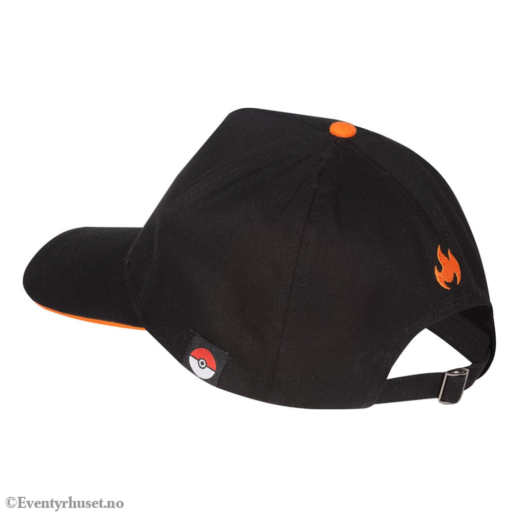 Pokémon Curved Bill Cap Charmander Badge Fashion & Accessories