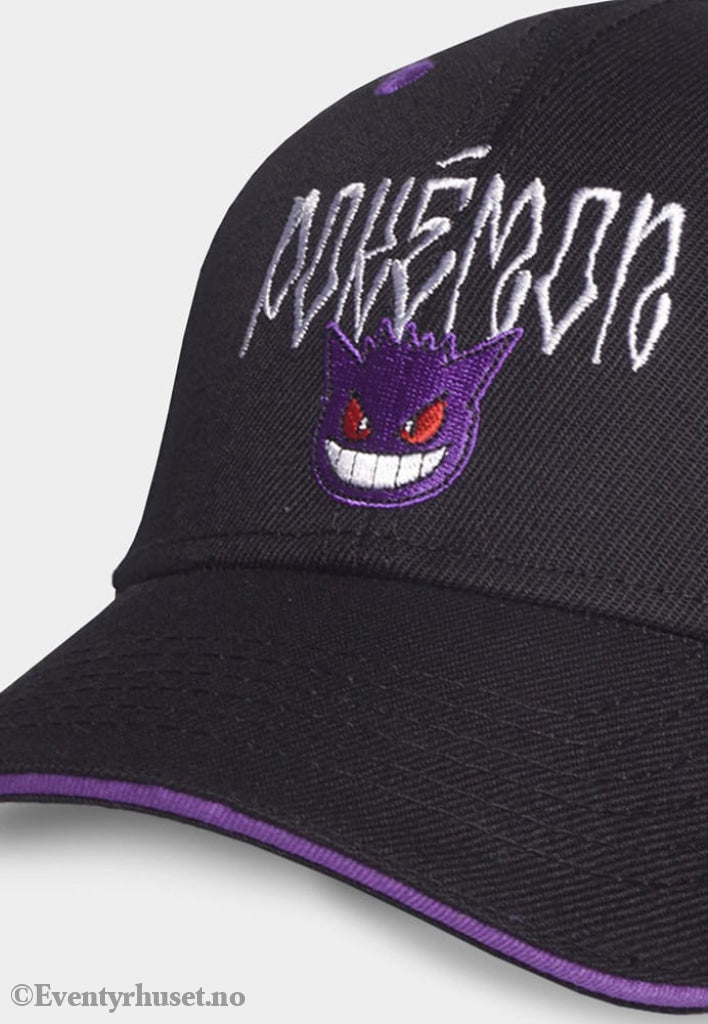 Pokémon Curved Bill Cap Gengar Fashion & Accessories