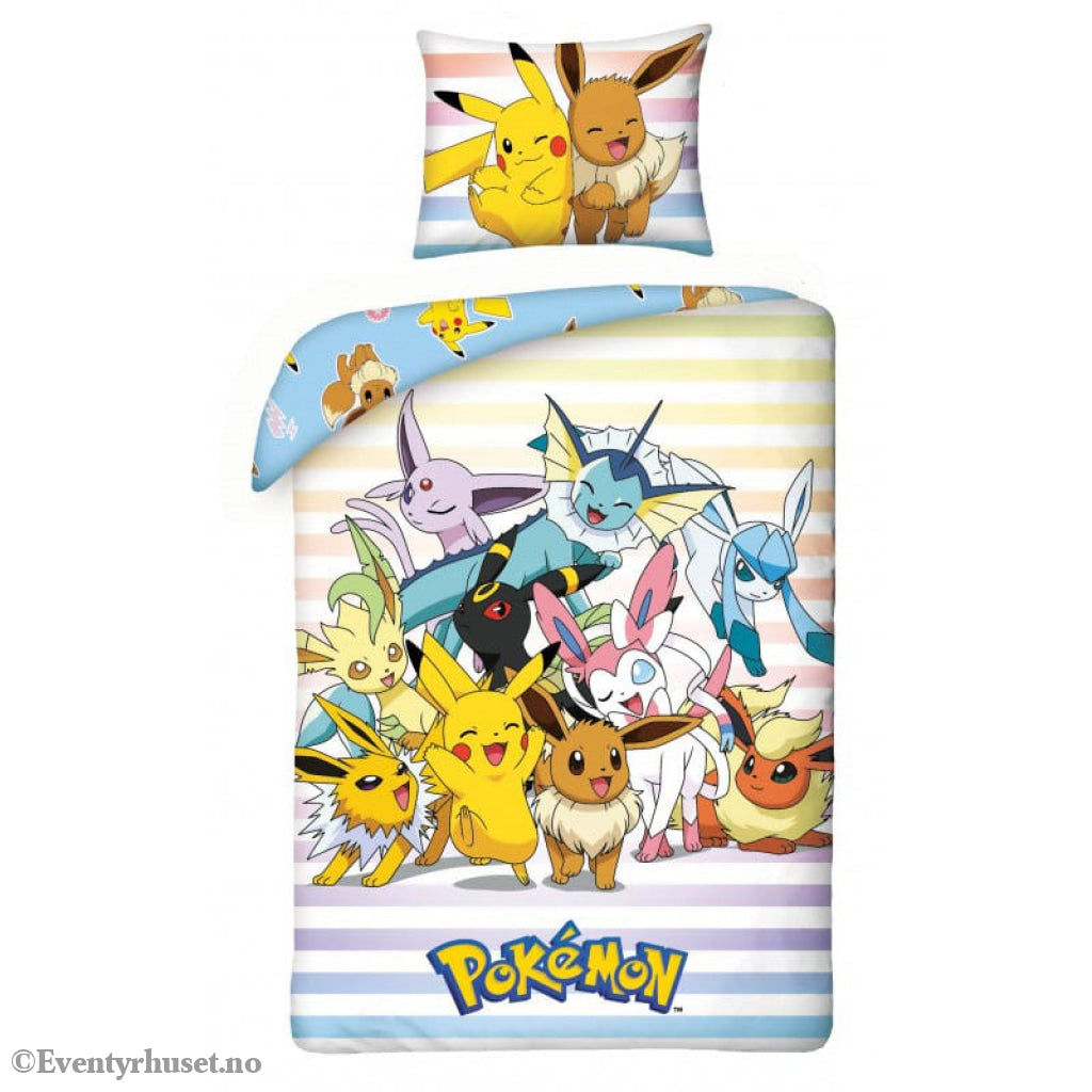 Pokémon Duvet Set Pikachu Eevee & Friends 140 x 200 cm / 70 x 90 cm Manga & Anime