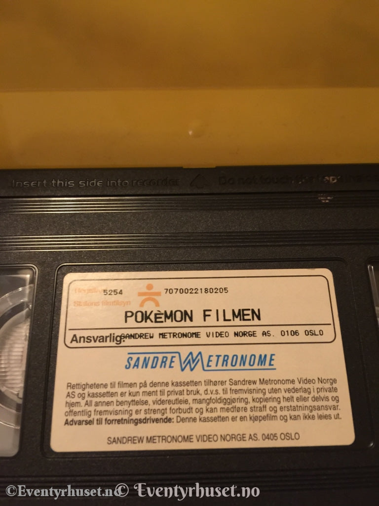 Pokémon Filmen. 1999. Vhs. Vhs