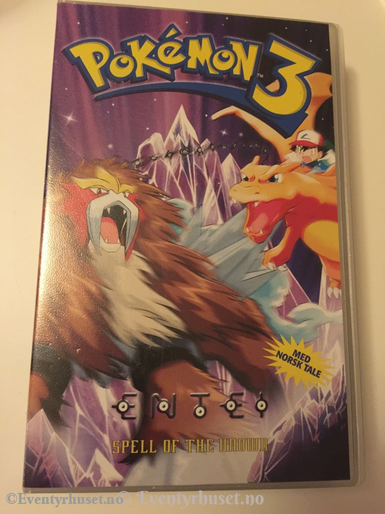 Pokémon Filmen 3. 2000. Vhs. Vhs
