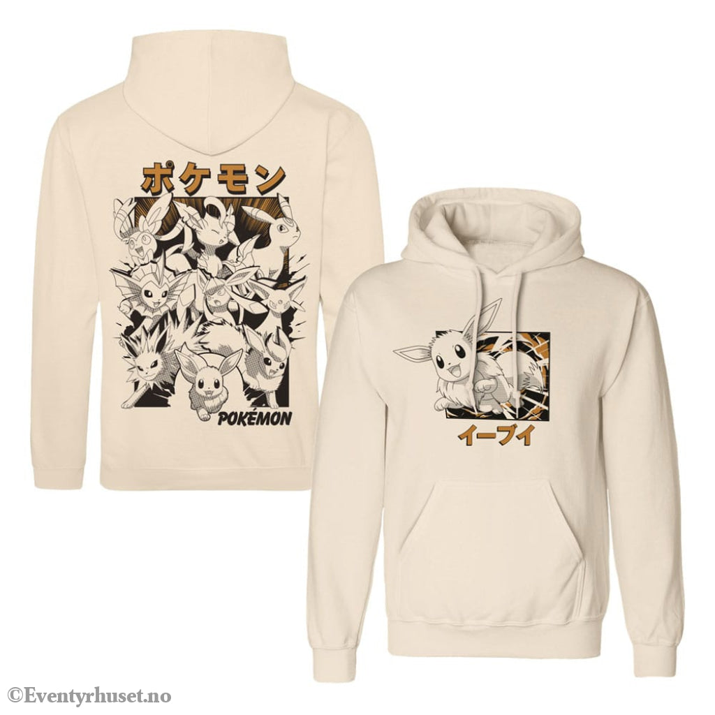 Pokémon Hooded Sweater Eevee Evolutions Katakana Size S Fashion & Accessories