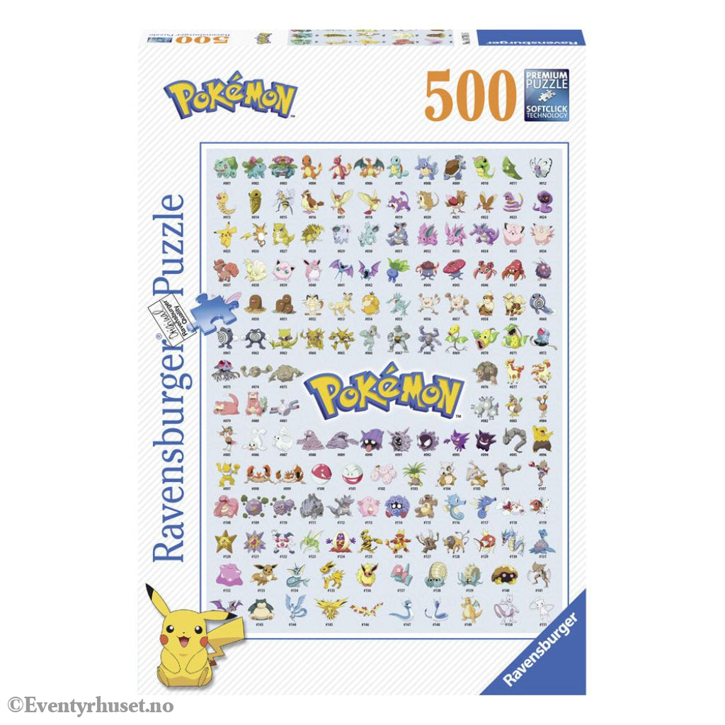 Pokémon Jigsaw Puzzle Pokémon (500 pieces) Games