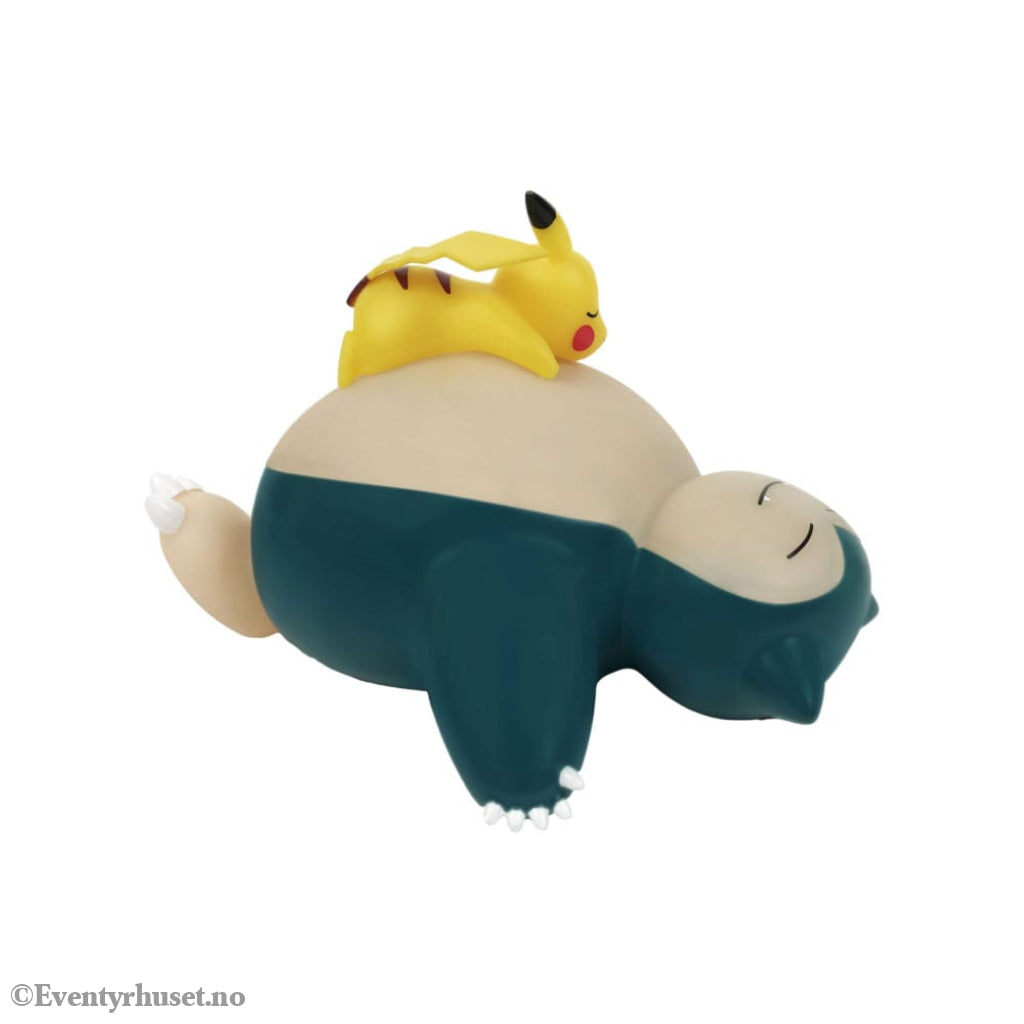 Pokémon LED Light Snorlax and Pikachu Sleeping 25 cm Home & Gifts