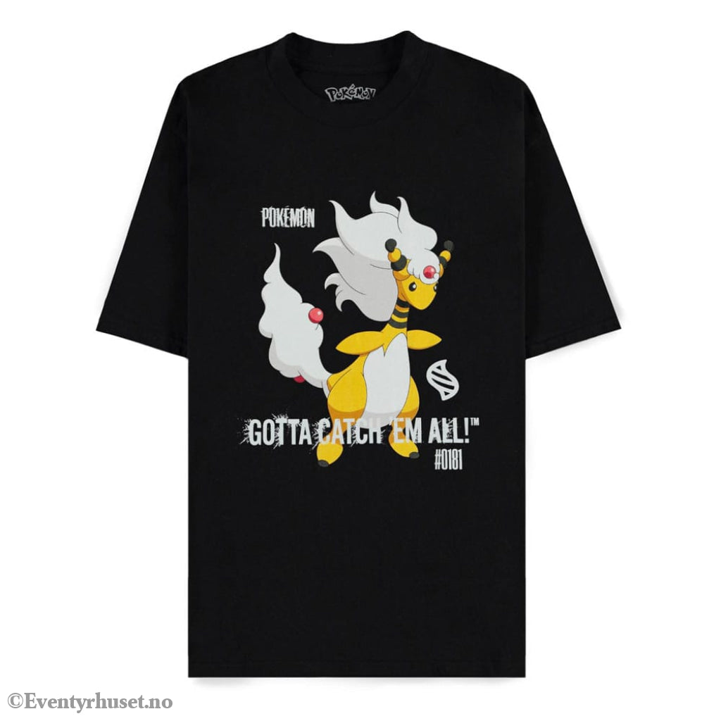 Pokémon Mega Evolutions T-Shirt Mega Ampharos Gotta Catch Em All Size S Fashion & Accessories