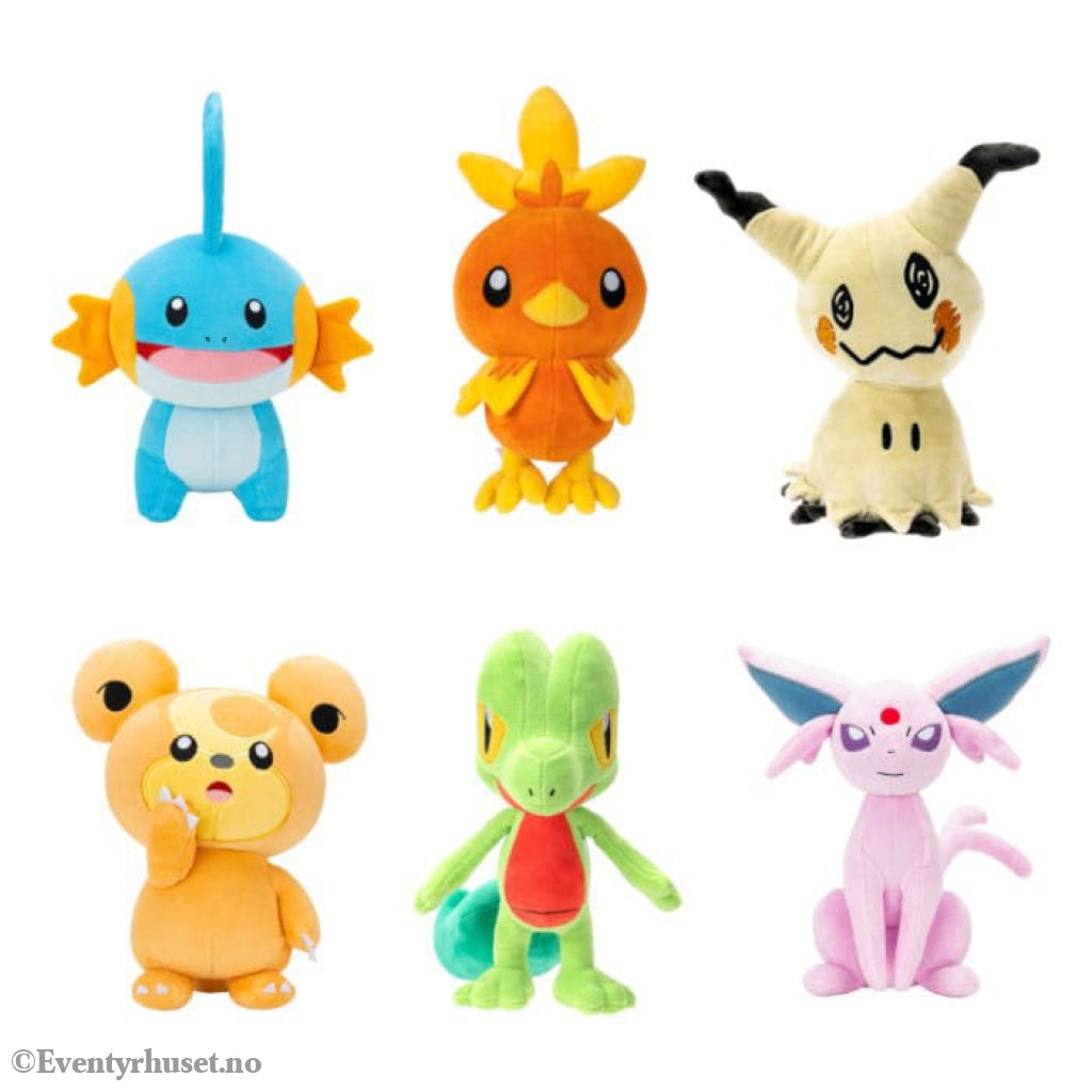 Pokémon Plush Figure Version 22 20 cm Assortment (6) Toys