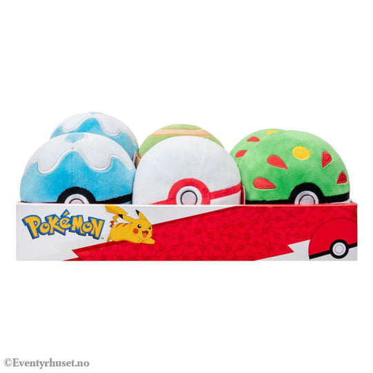 Pokémon Plush Figures Poké Balls 10 cm Assortment (6) Toys