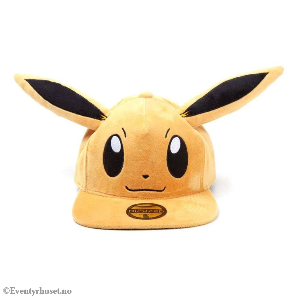 Pokémon Plush Snapback Cap Embarrassed Eevee Fashion & Accessories