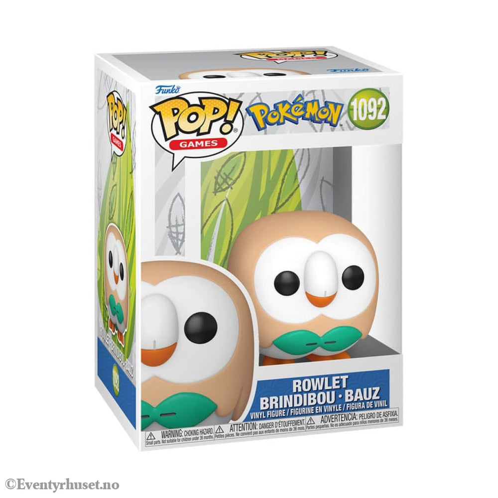 Pokémon POP! Games Vinyl Figure Rowlet 9 cm Manga & Anime