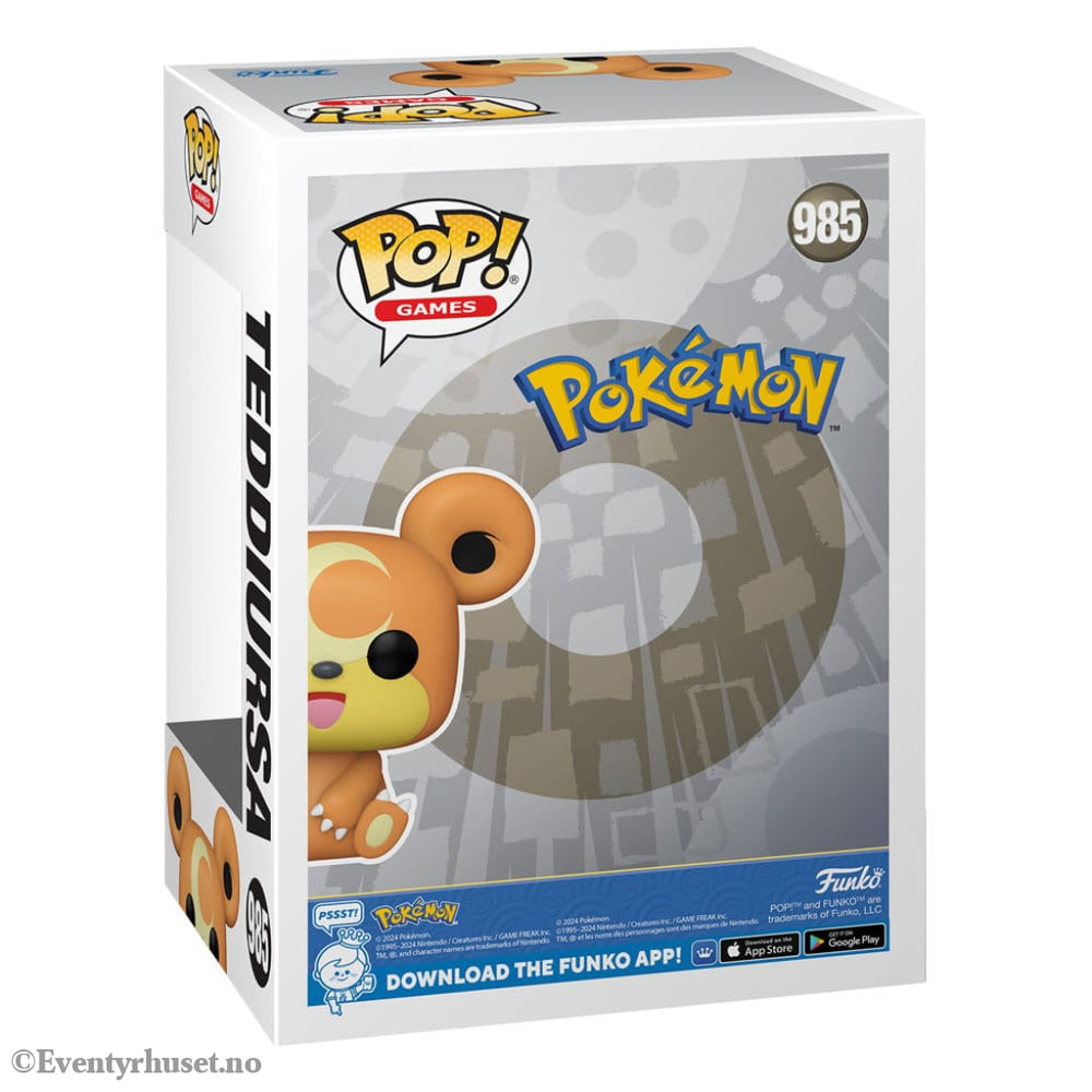 Pokémon POP! Games Vinyl Figure Teddiursa(EMEA) 9 cm Collectibles