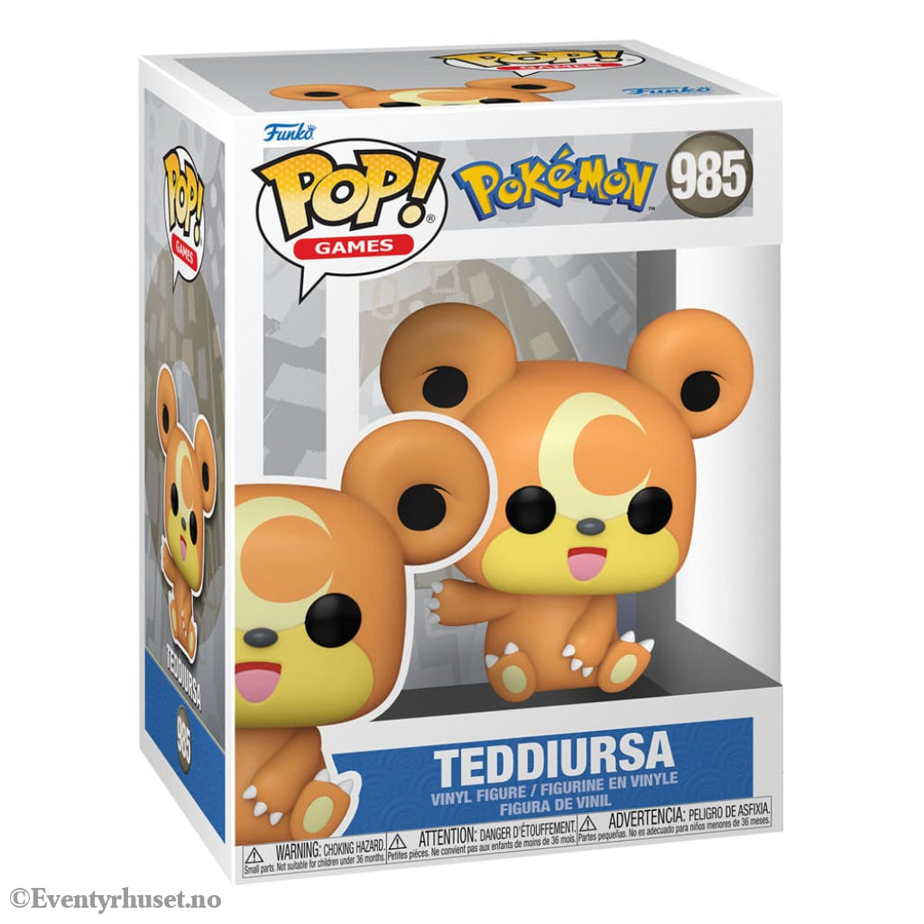 Pokémon POP! Games Vinyl Figure Teddiursa(EMEA) 9 cm Collectibles