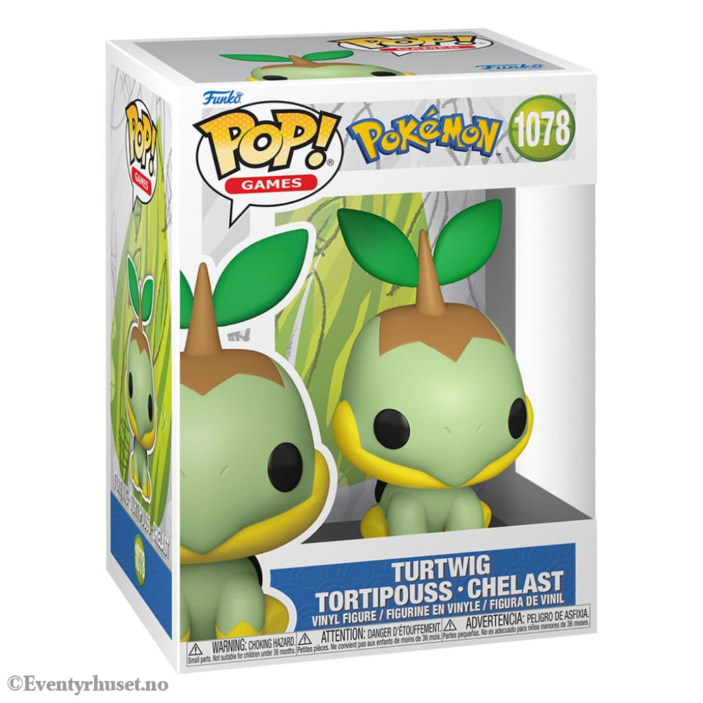 Pokémon POP! Games Vinyl Figure Turtwig 9 cm Collectibles