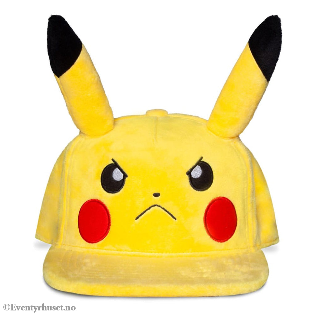 Pokémon Snapback Cap Angry Pikachu Fashion & Accessories