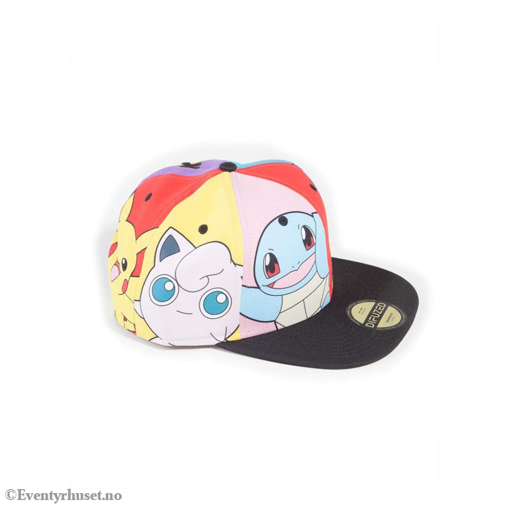 Pokémon Snapback Cap Multi Pop Art Fashion & Accessories