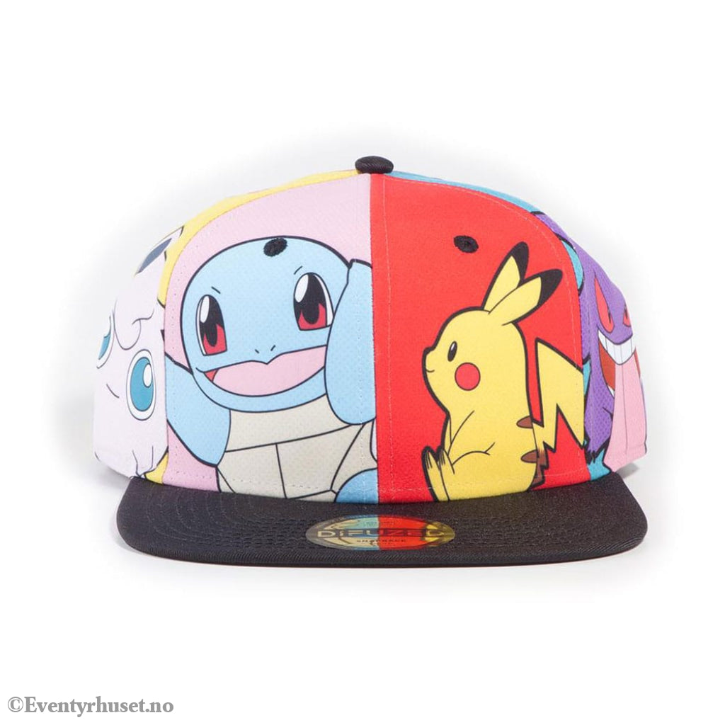 Pokémon Snapback Cap Multi Pop Art Fashion & Accessories