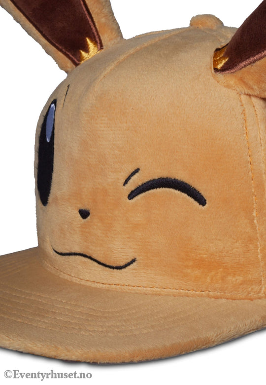 Pokemon Snapback Cap Winking Eevee Leker