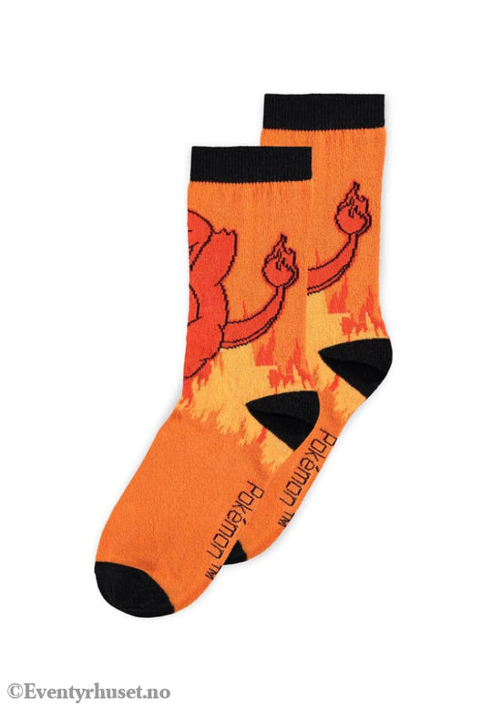 Pokémon Socks 3-Pack Crew 39-42 Fashion & Accessories