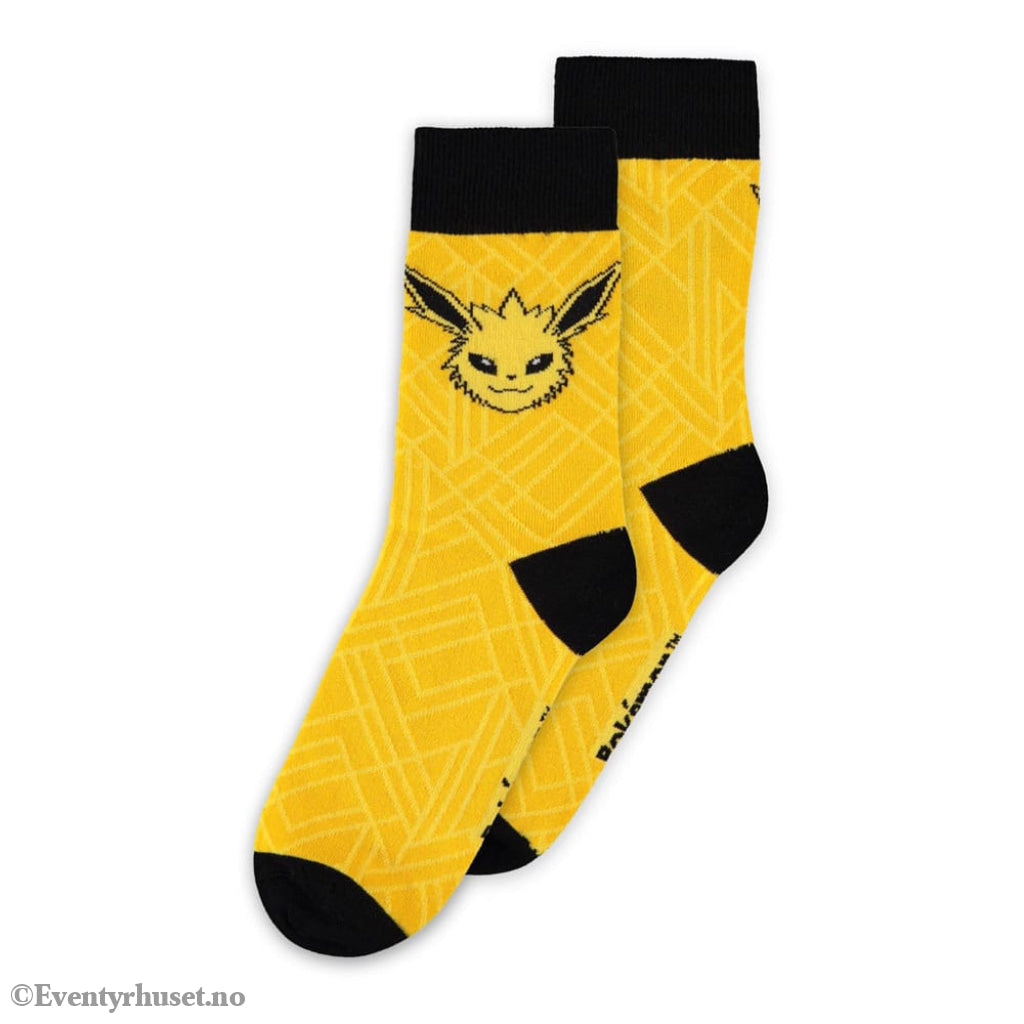 Pokémon Socks 3-Pack Eevee Evolution 43-46 Fashion & Accessories