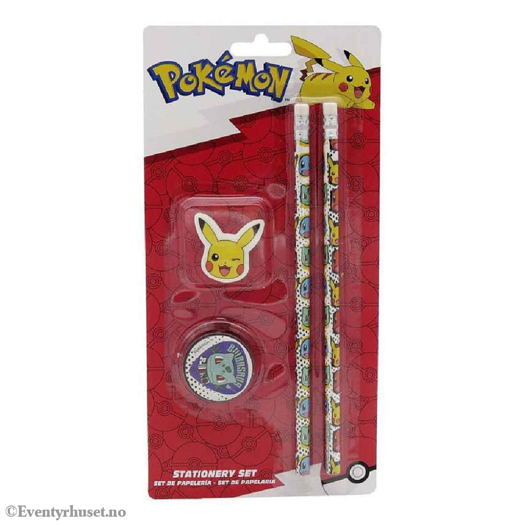 Pokémon stationery set 4 pieces Home & Gifts