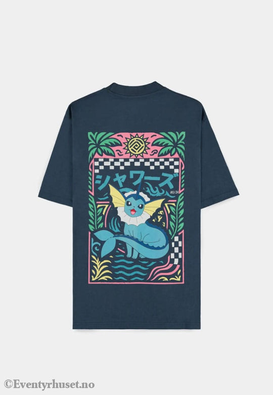 Pokémon T-Shirt Navy Vaporeon Size M Fashion & Accessories
