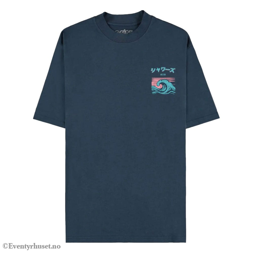 Pokémon T-Shirt Navy Vaporeon Size M Fashion & Accessories