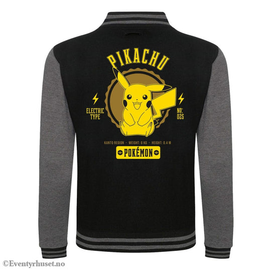 Pokémon Varsity Jacket Collegiate Pikachu Size L Fashion & Accessories