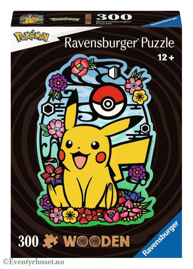 Pokémon WOODEN Jigsaw Puzzle Pikachu (300 pieces) Games