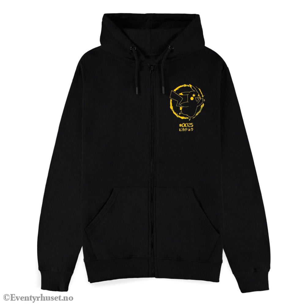 Pokémon Zipper Hoodie Pikachu Thunderstrike Size M Fashion & Accessories