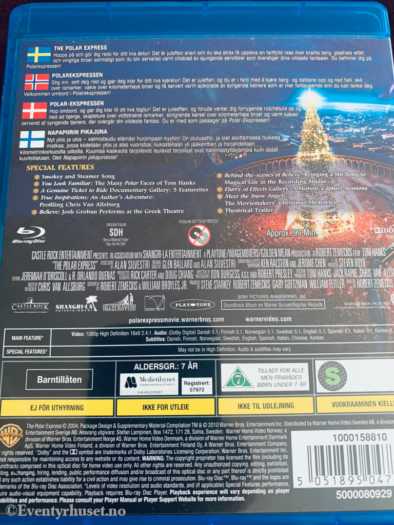 Polarekspressen. Blu-Ray. Blu-Ray Disc