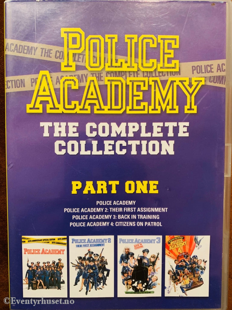 Police Academy (Politiskolen) - The Complete Collection. Part 1. Dvd Samleboks.