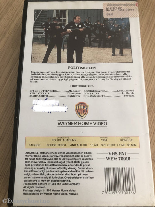 Politiskolen 1. 1984. Vhs. Vhs