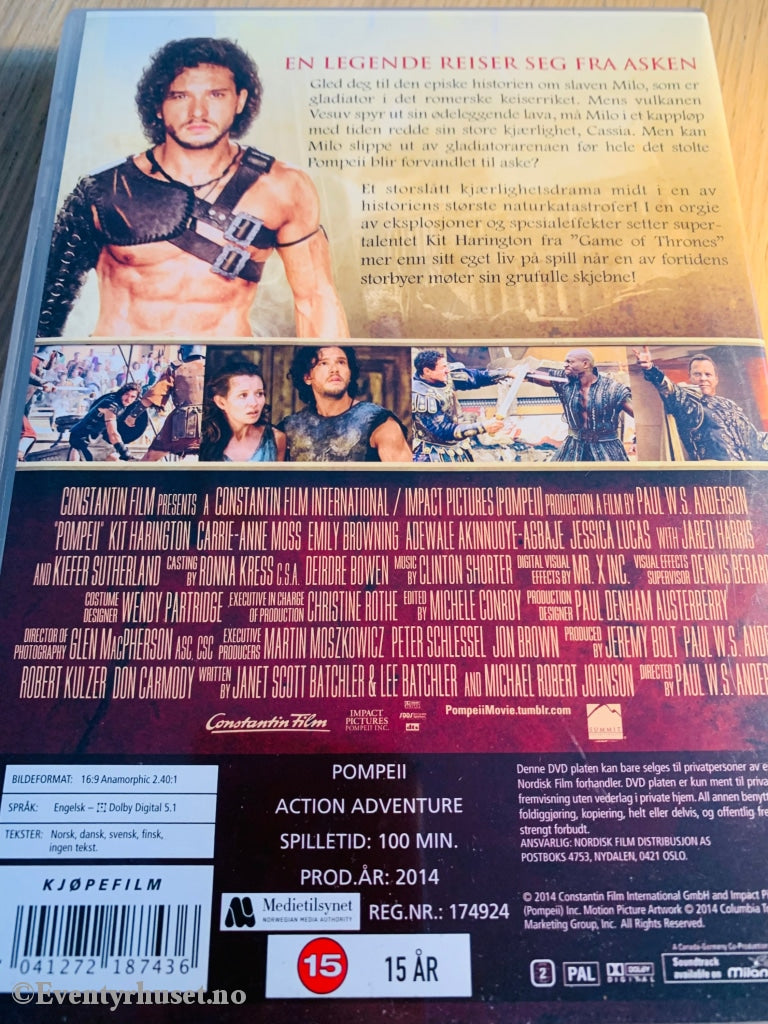 Pompeii. Dvd. Dvd