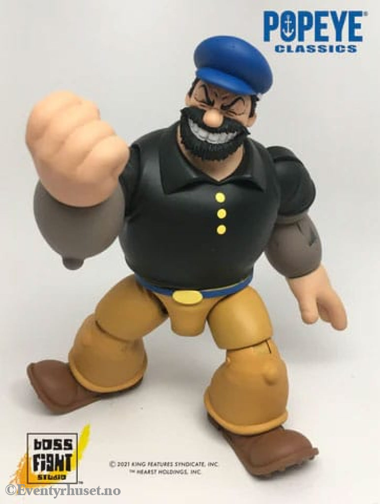 Popeye Action Figure Wave 01 Bluto. Mint In Sealed Box (MISB)! Actionfigur