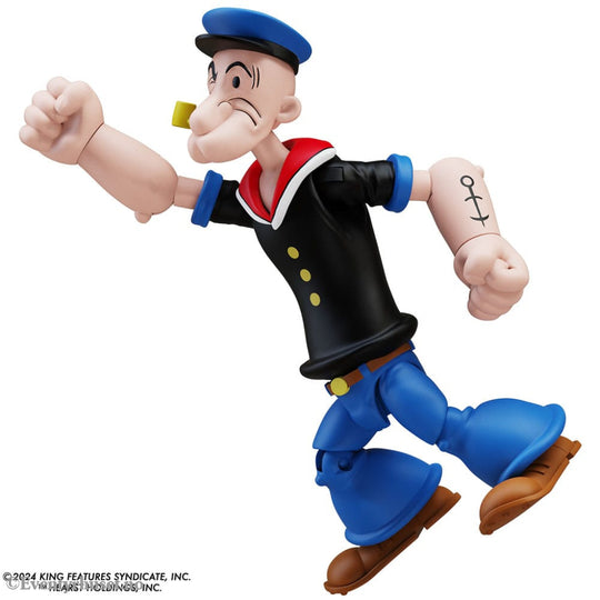 Popeye Action Figure Wave 03 Popeye 1st Appearance Black Shirt Toys