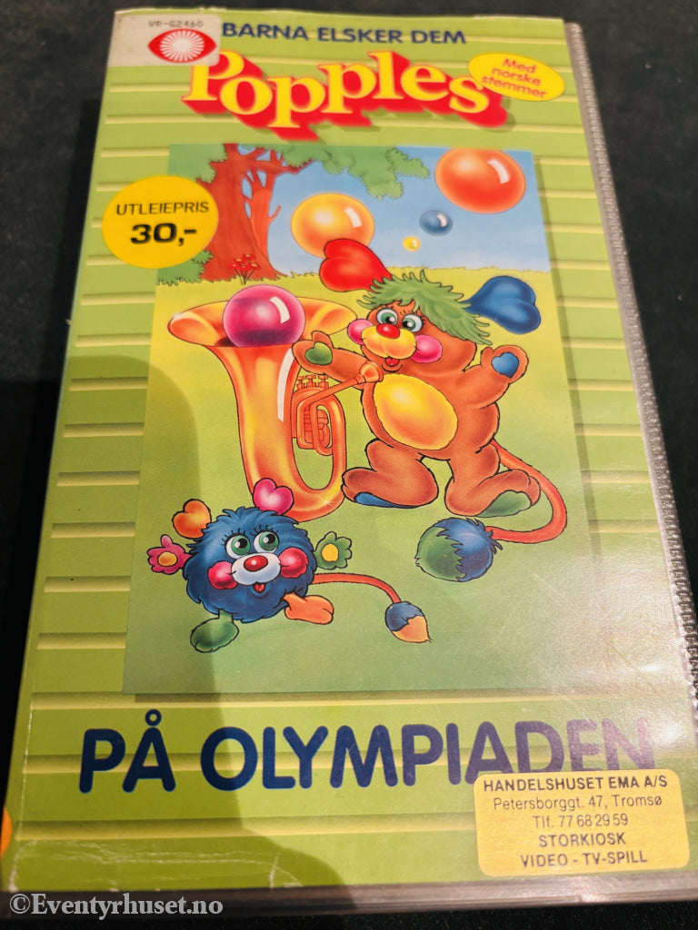 Popples på Olympiaden. VHS.