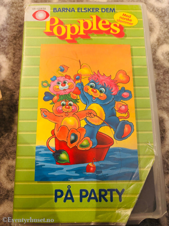 Popples på party. 1989/93. VHS. VHS