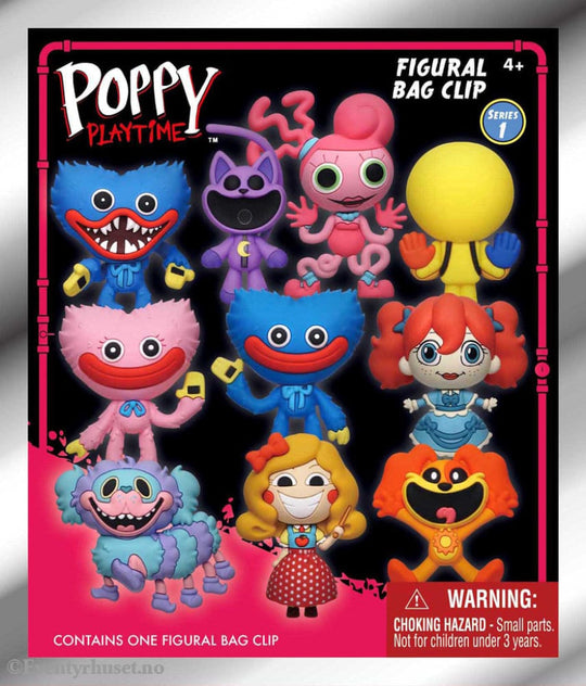 Poppy Playtime PVC Bag Clips Series 1 Display (24) Fashion & Accessories